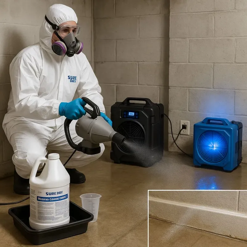 Sanitization and Odor Removal process in Victoria, MN